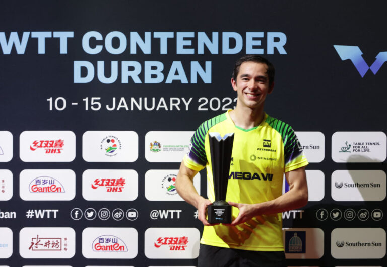 Calderano campeón del WTT Contender Durban 2023 CONSUTEME